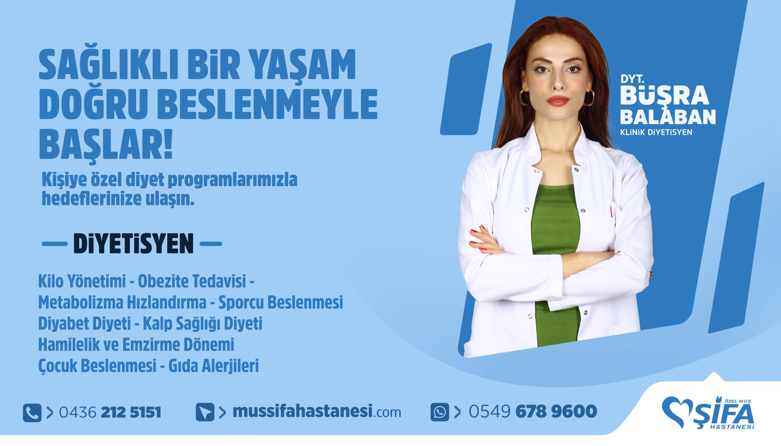 Sağlıklı bir yaşam doğru beslenmeyle başlar !